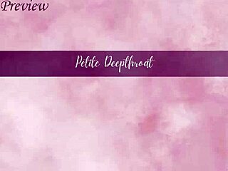 Petite girlfriend chokes on huge cock deepthroat gagging rough facefuck