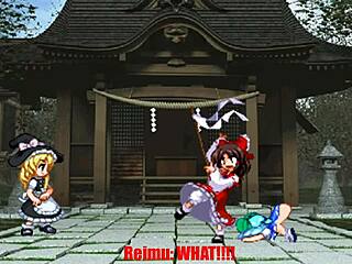 Sanae fucks Cirno hard in this funny Touhou parody comic?