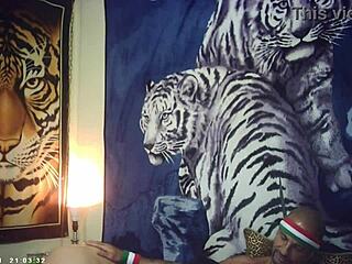 Asian Babe Meets Italian Pound Machine Backstage! She Sucks His Dick!