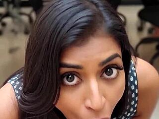 Asian Whore Deepthroats Huge Cock At Office And Gulps Cum!