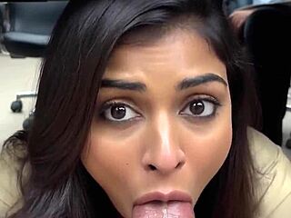 Asian Whore Deepthroats Huge Cock At Office And Gulps Cum!