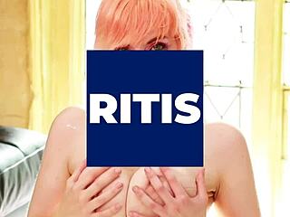 busty brit teen next door rides her homemade fucking machine to squirting orgasm