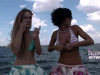 university girl caught flashing tits in public outdoor spot