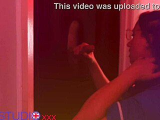 Nurse greene deepthroats gloryhole cock and swallows every drop