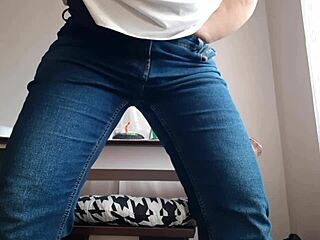 Lonely secretary sneaks masturbation break in the office with big tits bouncing