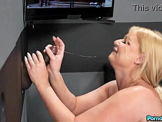 Big Curvy Milf London River Deepthroats Don Prince's BBC Gloryhole Tittyfuck