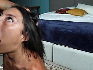 check out petite latina teen luisa sanchez deepthroating bbc braces cum facial in baddies blow 2