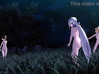 Kagamine Rin Meiko Haku Nude Mod Reveals Big Tits Ass Goddess