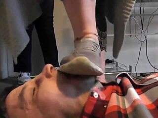 cluk ya filthy sneakers worship... face trample ya good