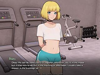 bunkered with femboy 05 teases petite shemale's small cock close-up