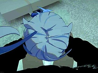 kafka and furina take turns slurping goth boy's cock 😈💦