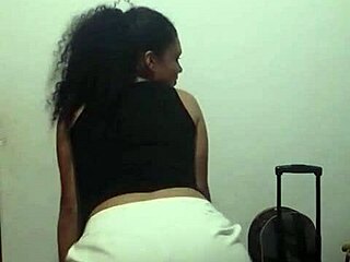 Arlette's Heart Pounds Dancing and Exposing Her Black Ass