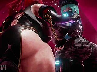 futa cop hides her monster cock secret