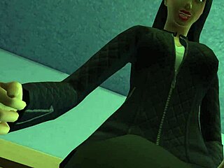 Arab femdom beurette dominates hard in fierce cartoon style