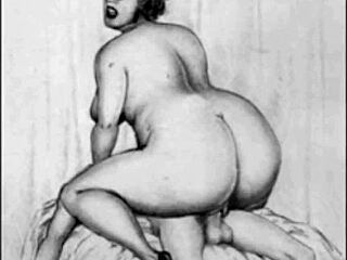 Vintage Erotic Art Captures Retro Hairy Allure!
