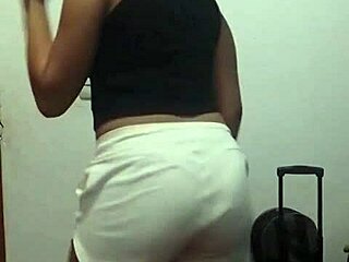 Arlette's Heart Pounds Dancing and Exposing Her Black Ass