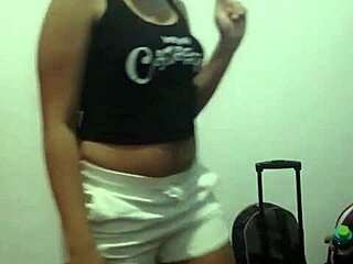 Arlette's Heart Pounds Dancing and Exposing Her Black Ass