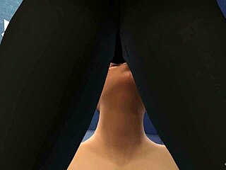 Arab femdom beurette dominates hard in fierce cartoon style