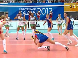 brazilian u20 volleyball stunners caught on hidden cam