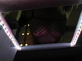 Hey cuck, watch your tall mature wife orgasm on this monster cock machine at the gloryhole?