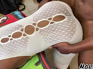 i can't believe how good this hot sexy ebony gets fucked doggystyle in her room