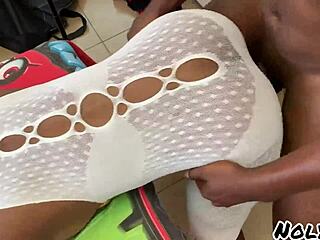 i can't believe how good this hot sexy ebony gets fucked doggystyle in her room