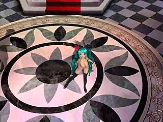 hatsune miku's huge tits got me drooling 😍🍑