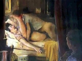 Vintage Erotic Christmas Seduction Unfolds