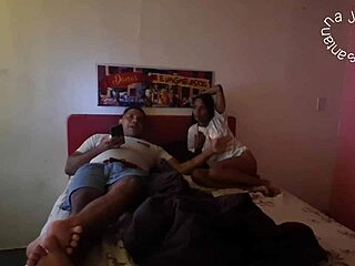 Latina Teen Teases Voyeur with Team Jersey Anal Offer