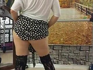 Watch hotwife steffi's big pussy lips sway in erotic homemade dance compilation with toys.