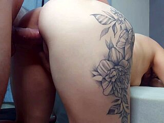 Wife Cheats Fucks Husband's Friend While He's Out!