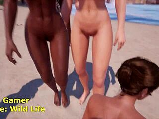 wild life milana's anal sex in the game has all guys hooked