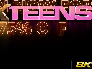 My tight pussy teases before Alice Zaffyre gets plowed doggystyle in 8k