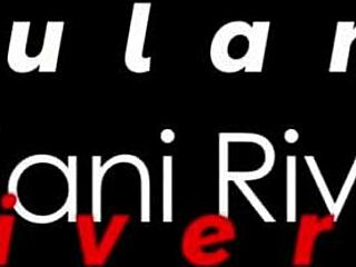 pretty latina teen mulani rivera spreads shaved pussy legs on bed for licking