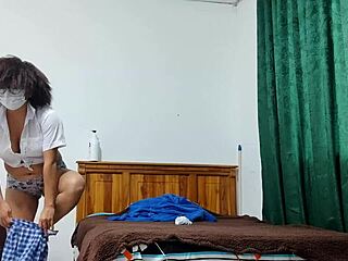 busty mature in student uniform flashing big tits... joi assplay tease 😘📚🍑