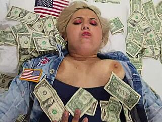 fucking my blonde whore for dollars is her top hobby every time