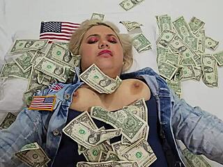 fucking my blonde whore for dollars is her top hobby every time