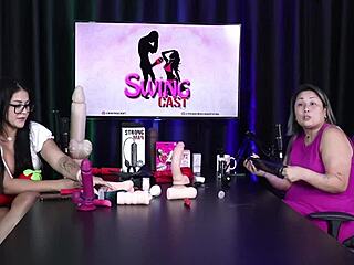 Sheer red lingerie toy tempts erection issues like Luciana Kai's skin shop treat