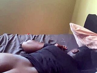 Ebony nympho catches cheater bends over for doggystyle cumshot