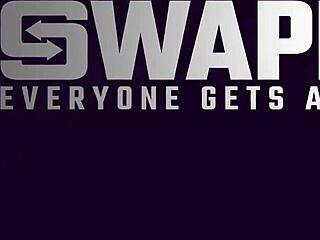 Swappz Trailer: Father-in-Law Plants Seed in Skinny Blonde Orgy Deepthroat