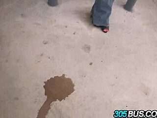 blonde and brunette teens join pornstar charlie chase in public bus orgy humiliation