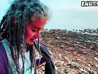 goth punk petite slurps balls deepthroat facial cum outdoors 