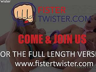 laura and cayla's gaping pussy fisting toy play