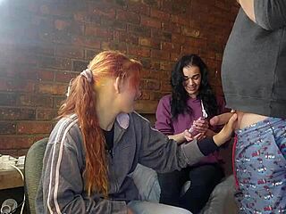 wanna watch two shy petite girls stroke my huge monster cock?