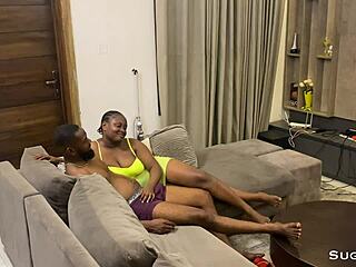 Christmas naughty talk turns into hardcore ebony pounding, right?
