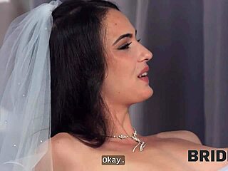 wow bride craves that monster cock blowjob so much!