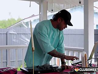 killer beats drop as we bend over and fuck the hot dj