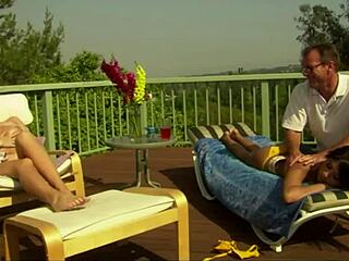 two bikini brunettes massage turns to pussy licking orgasms 😍🔥