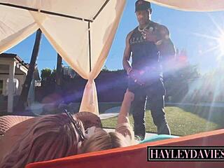 hey, those gorgeous blonde stepsisters hayley davies look fun