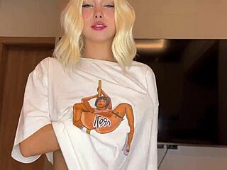 hot blonde babe moans loud fucking her tight pussy pov 😩 tight skinny teen orgasm